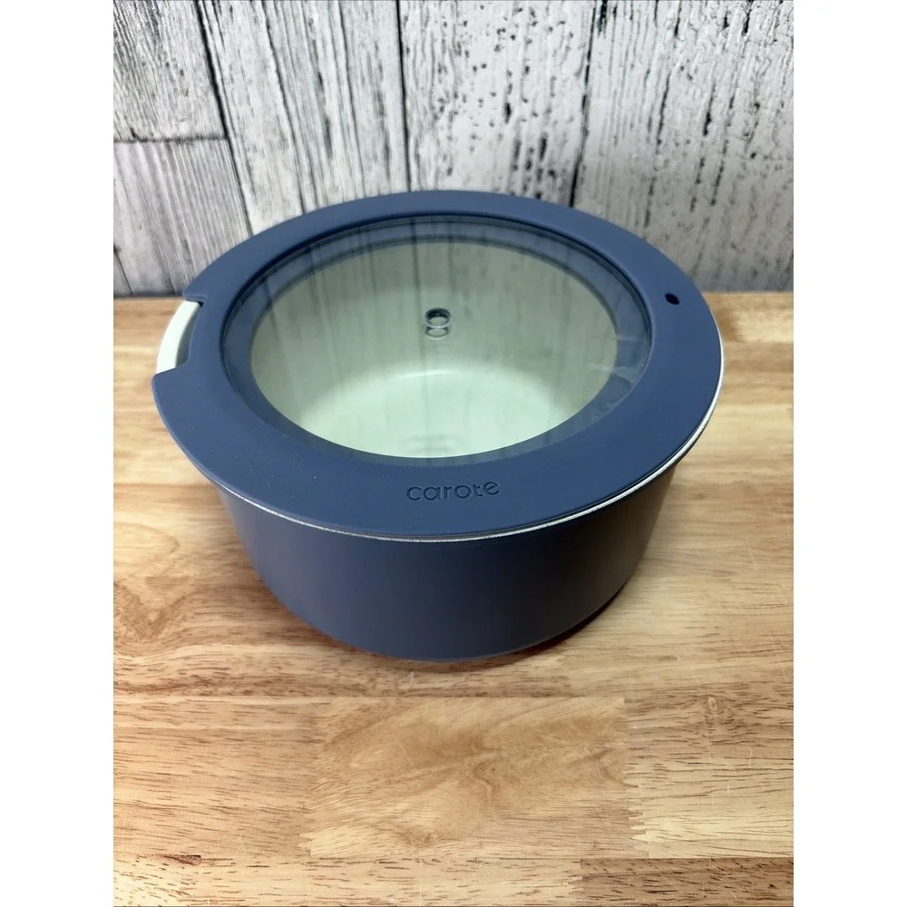 CAROTE 6 Piece Sauce Pan Set Blue With Detachable Handle